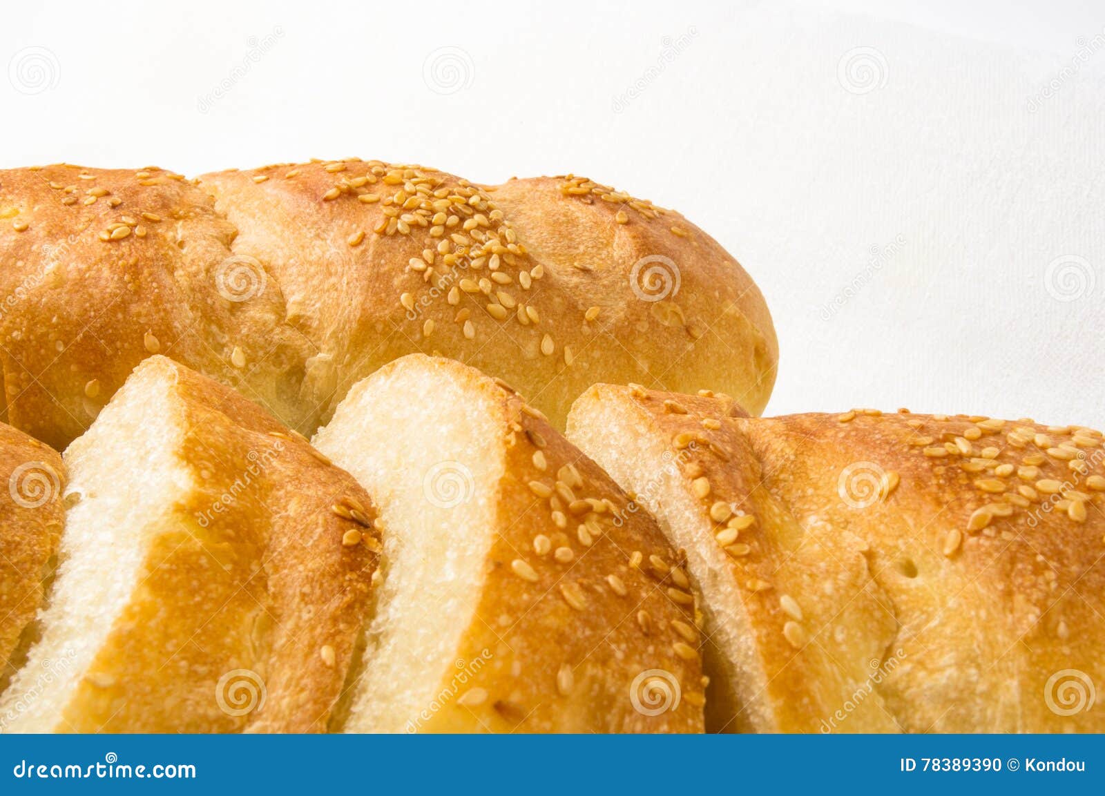 Sliced whole wheat breads stock photo. Image of chopping 78389390