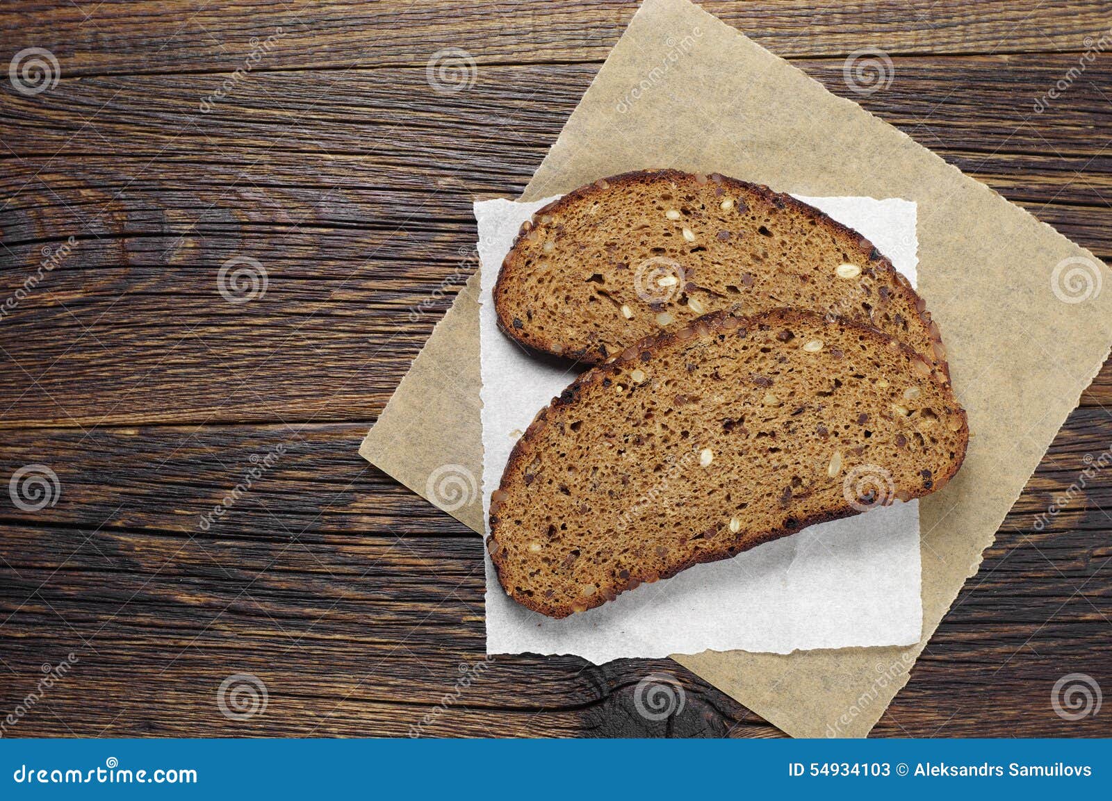 Slices of Bread with Dried Fruit and Seed Stock Image Image of slice