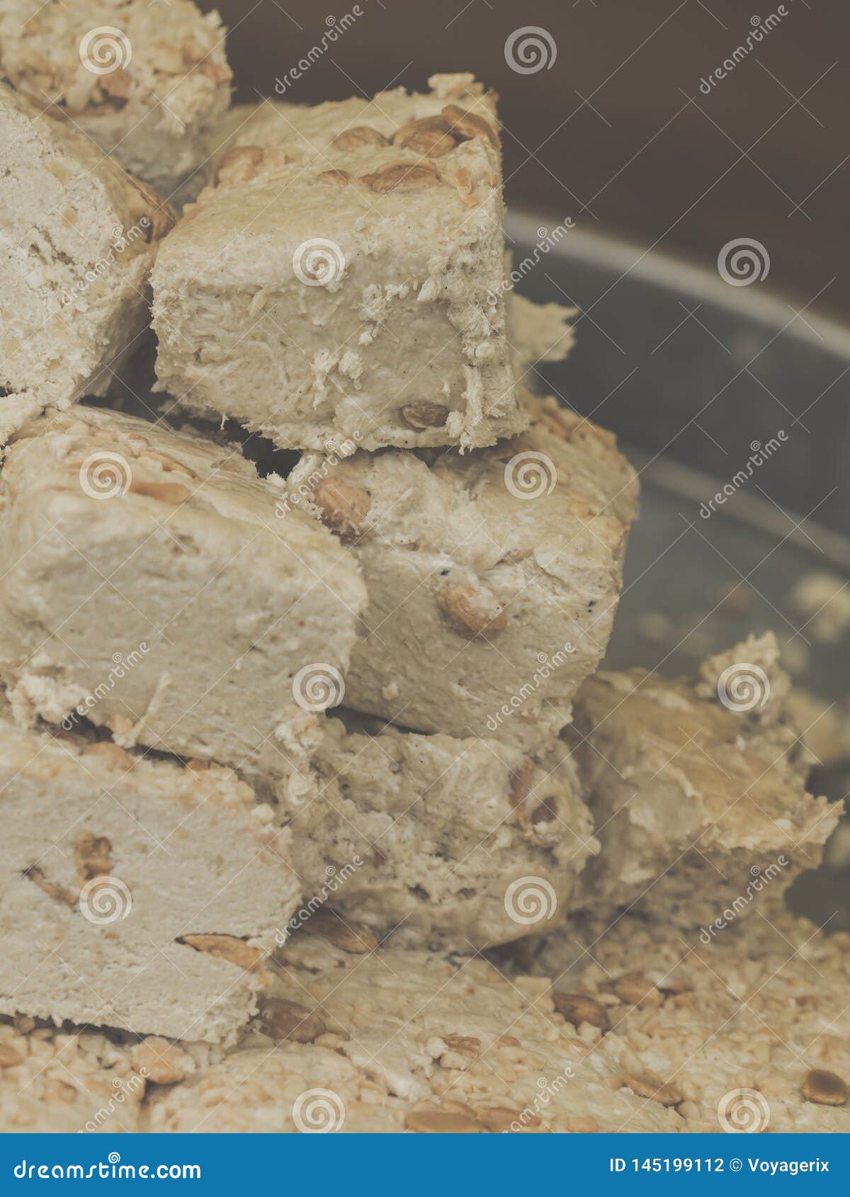 Slices of Halva stock photo. Image of nutrition, dessert 145199112