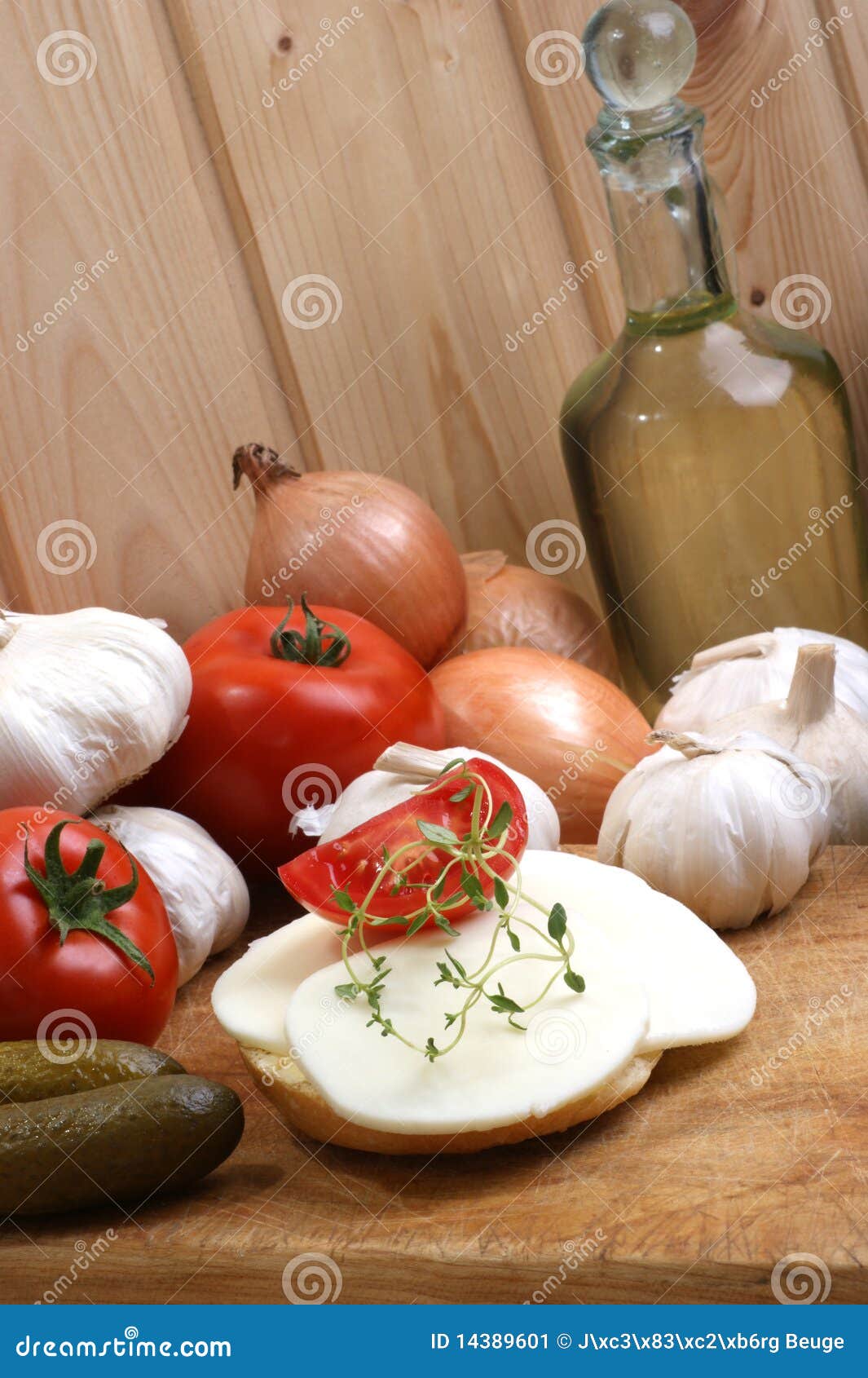 Slices Organic Mozzarella Cheese on Bread Stock Image Image of food, milk 14389601