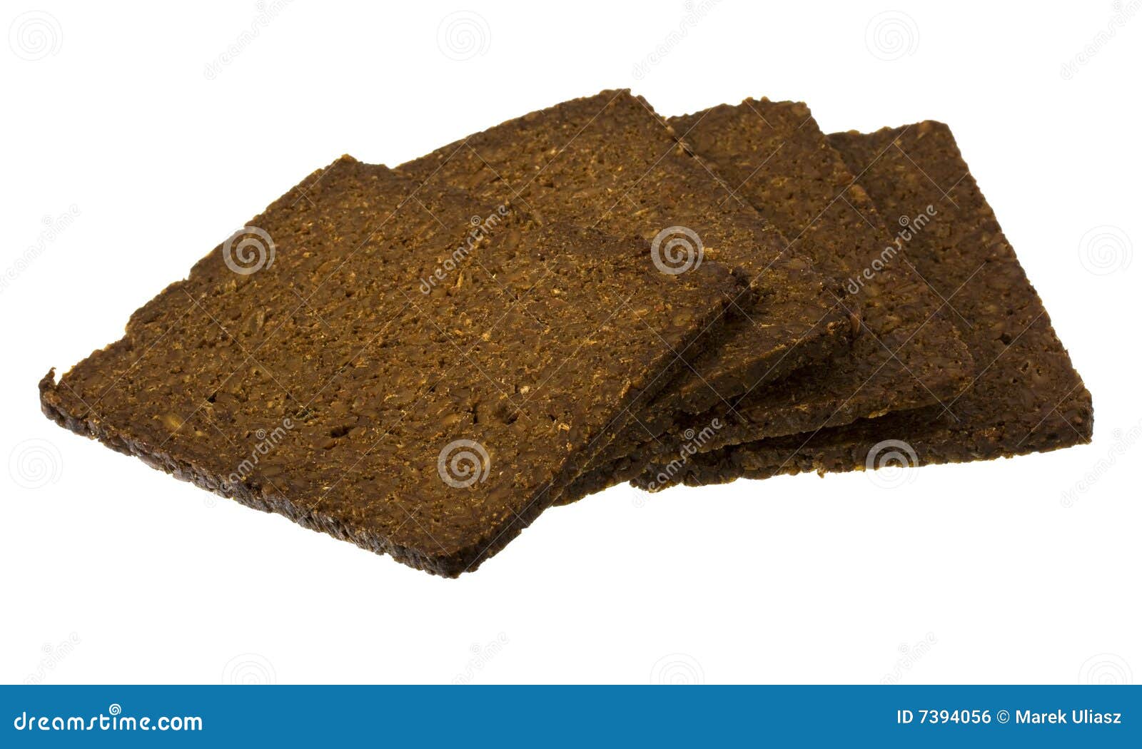 Slices of Pumpernickel Bread Stock Photo Image of macro, healthy 7394056