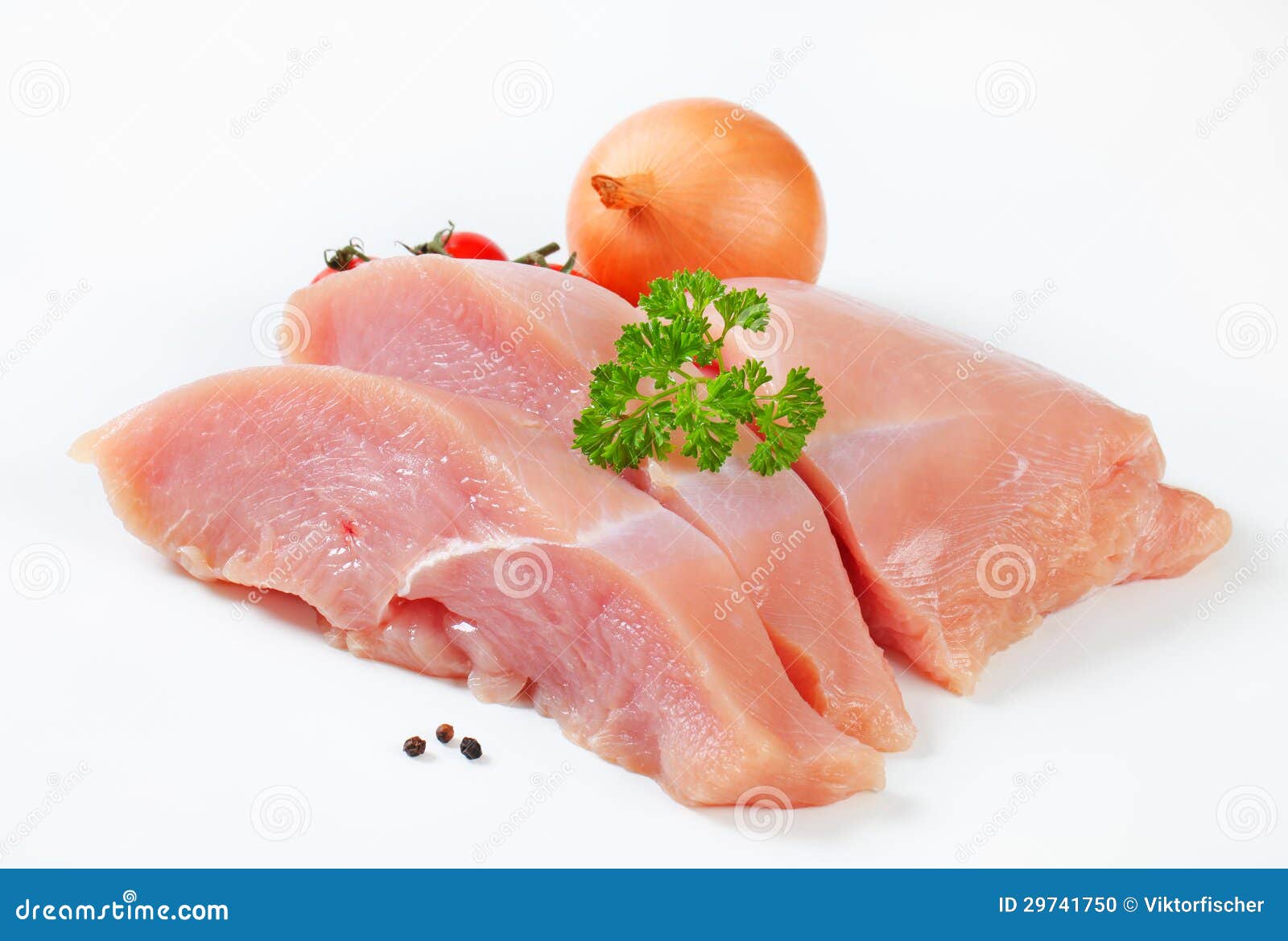 Raw turkey breast stock photo. Image of pepper, organic 29741750