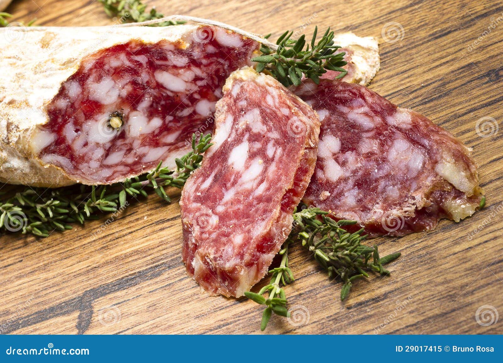 slices of salame from italy