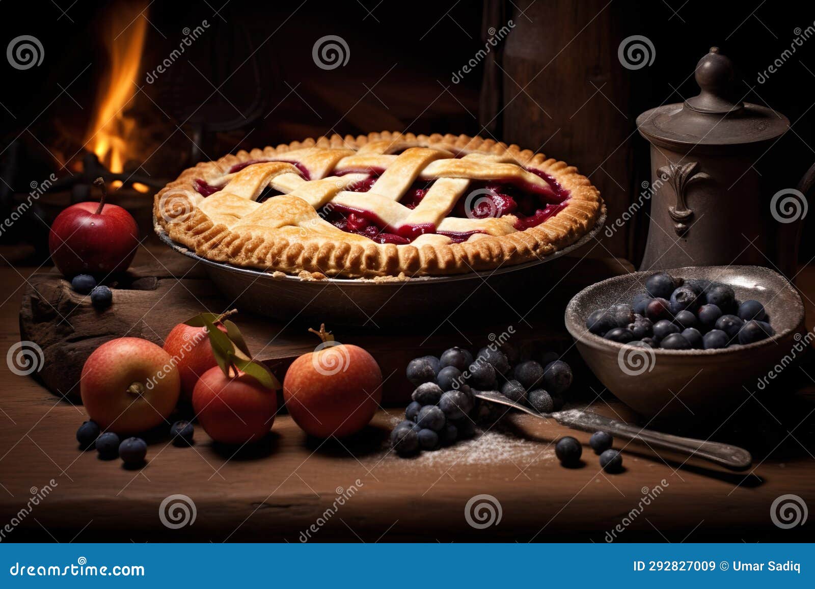 cherry pie with lattice along with fresh sour cherries sweet pie fruit cake thanksgiving sweet dish