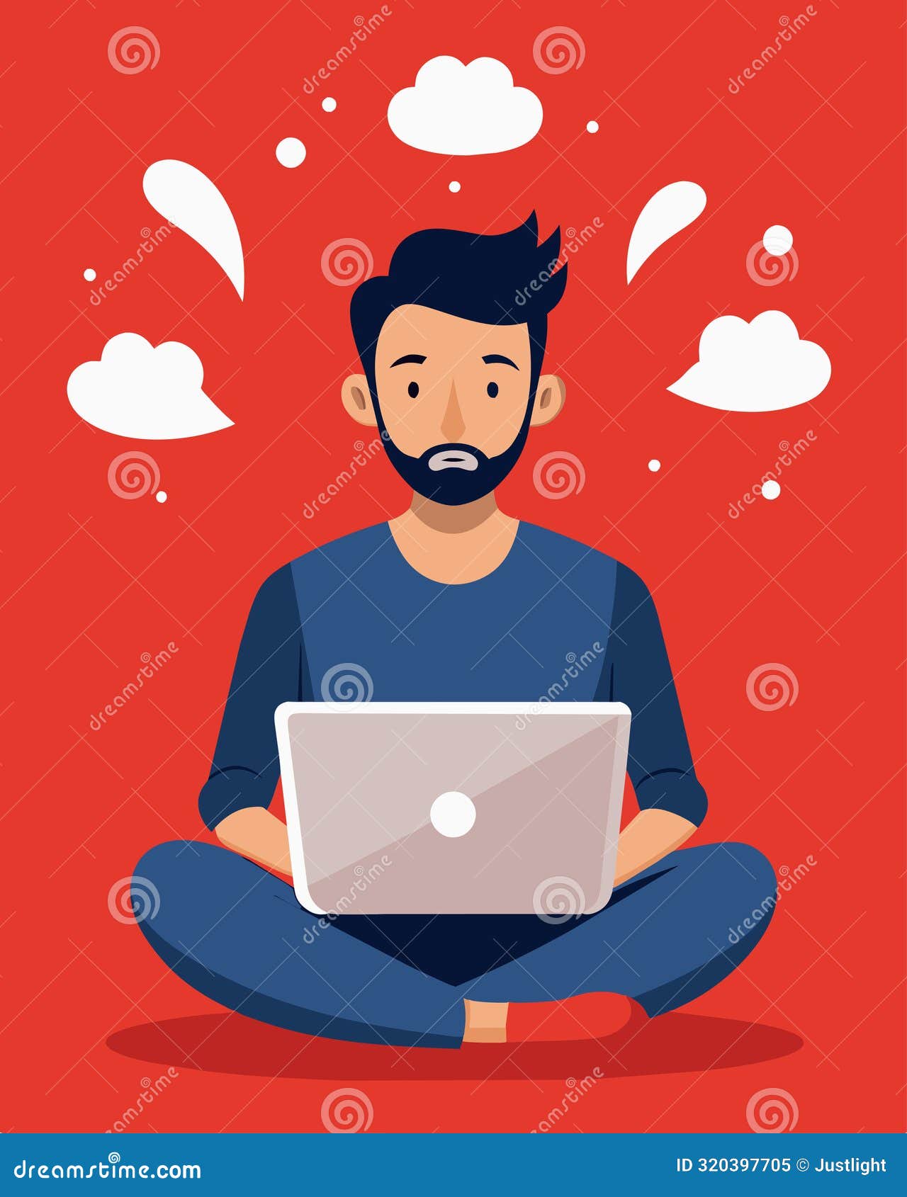 the slick  and advanced features of his new laptop lured him in completely taking over his thought process and