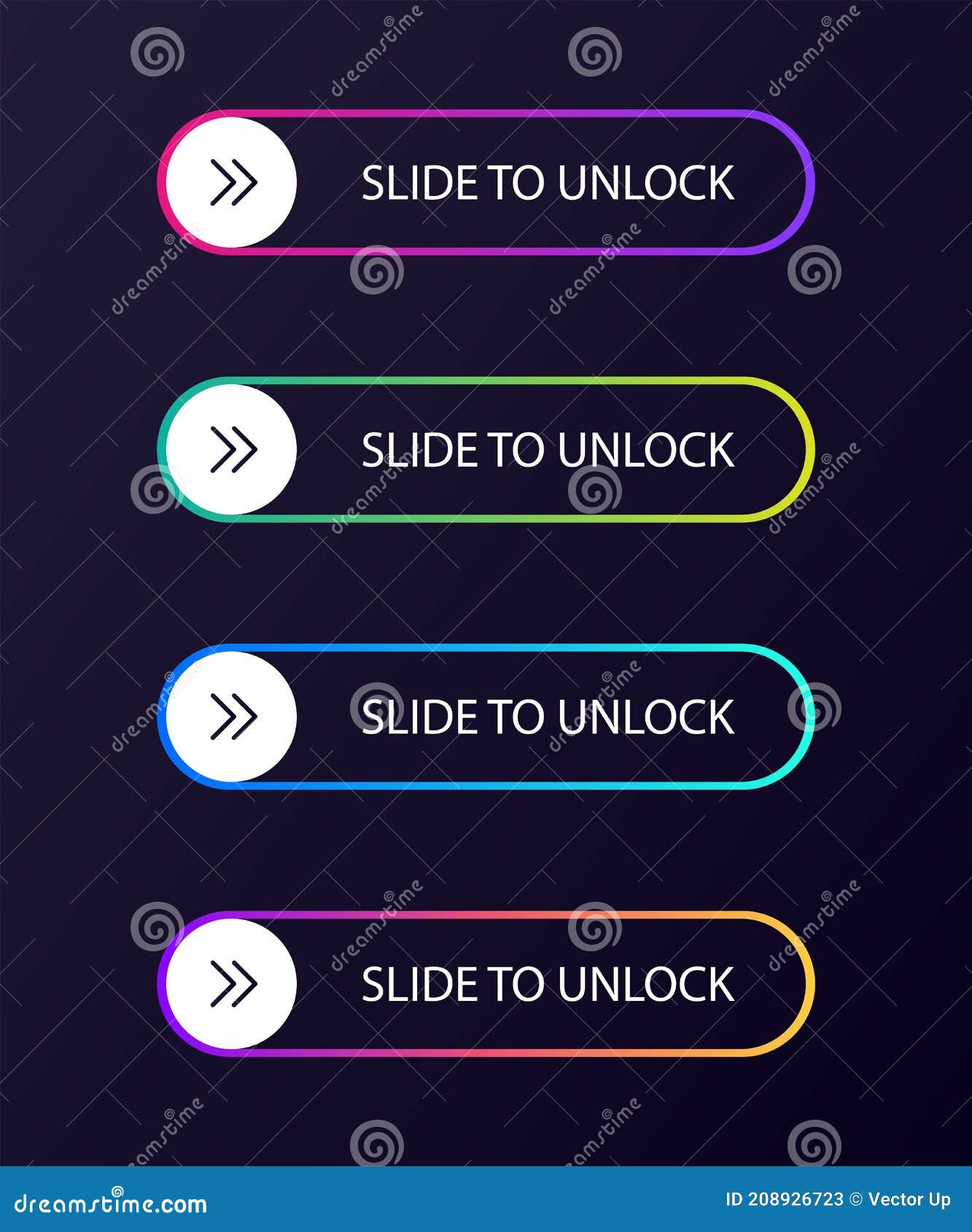 Slide To Unlock Stock Illustrations 56 Slide To Unlock Stock Illustrations Vectors Clipart Dreamstime