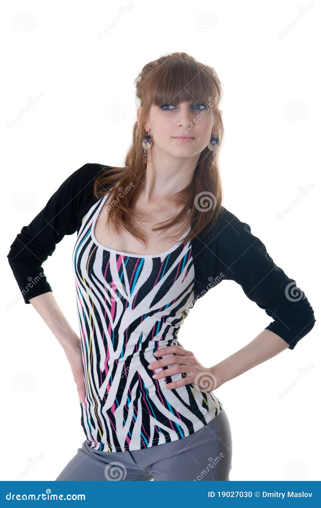 Slim girl stock photo. Image of fashion, clothing, adult 19027030