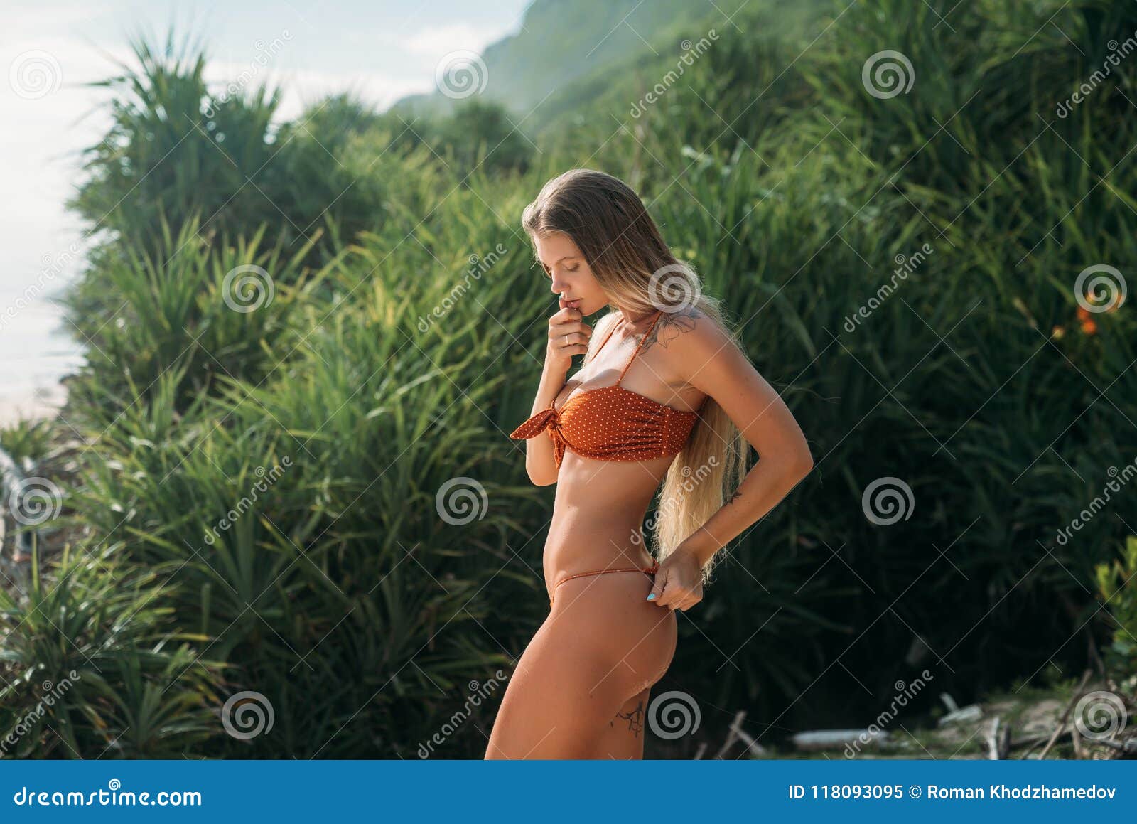 embarrassed nude female beach