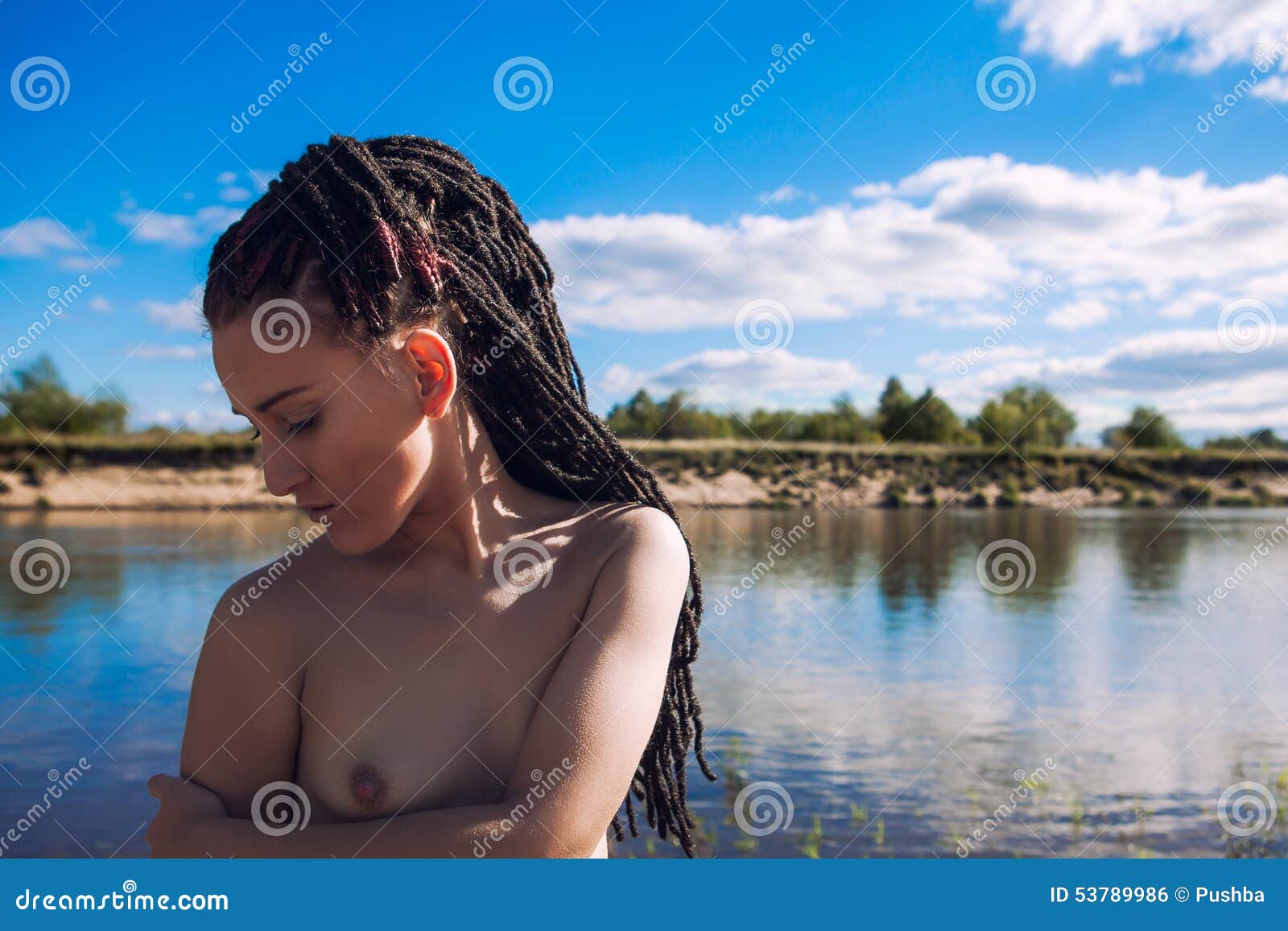 Naked With Dreadlocks