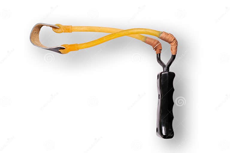 Slingshot isolated stock image. Image of path, sling, break 3503185