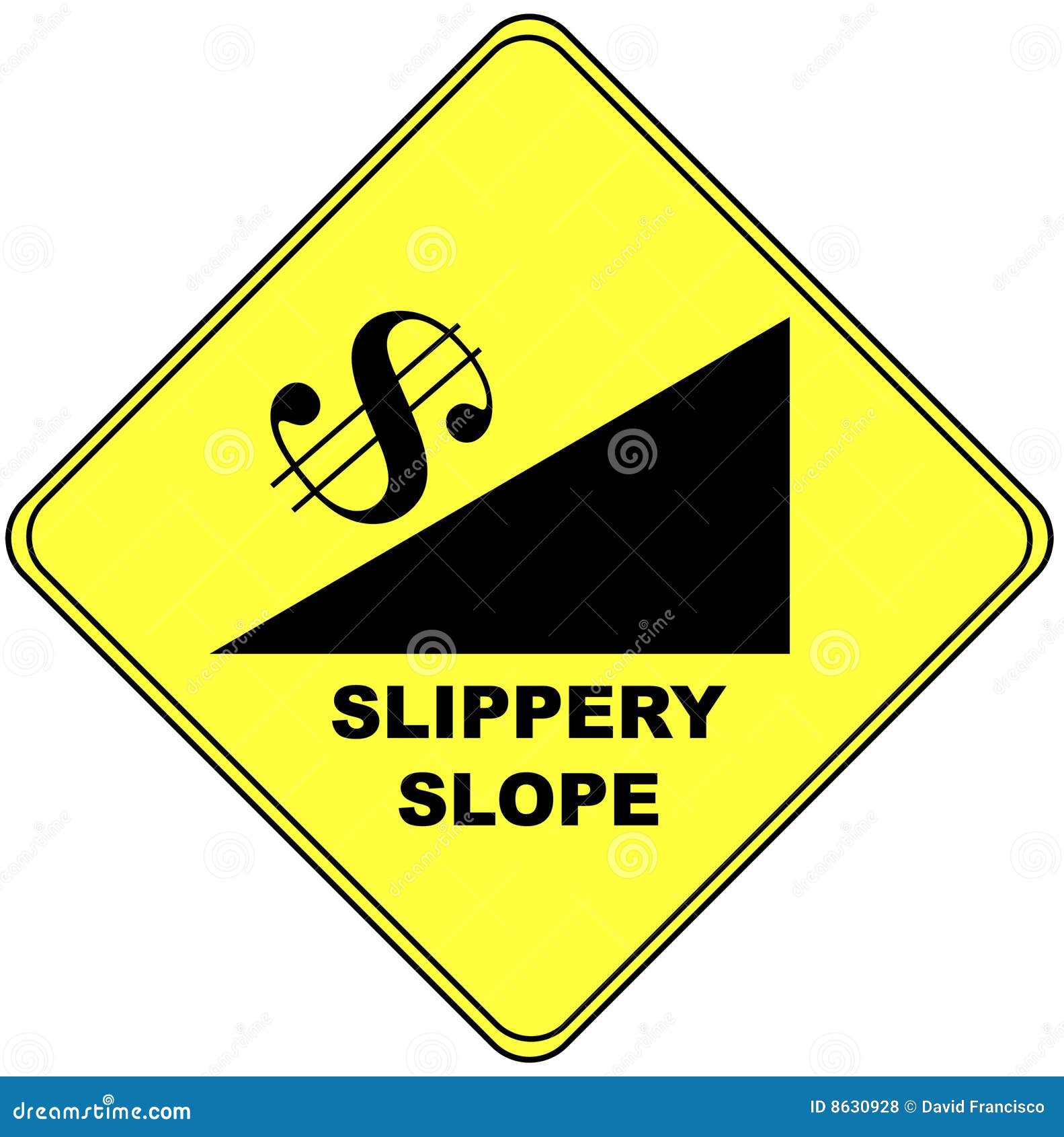 slippery slope sign