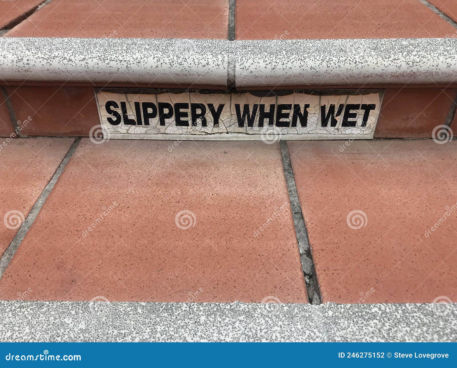 Slippery when Wet Warning Sign Stock Photo Image of slippery, fall