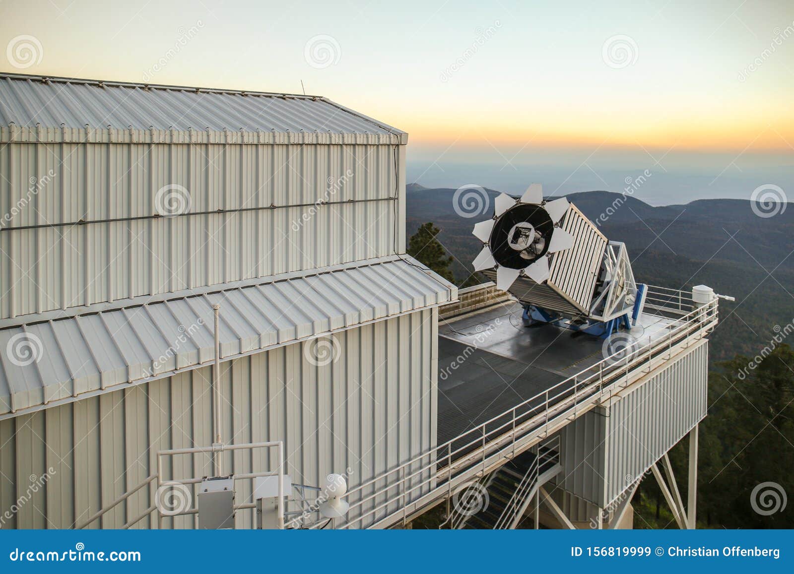 Sloan Digital Sky Survey Telescope Stock Image Image of