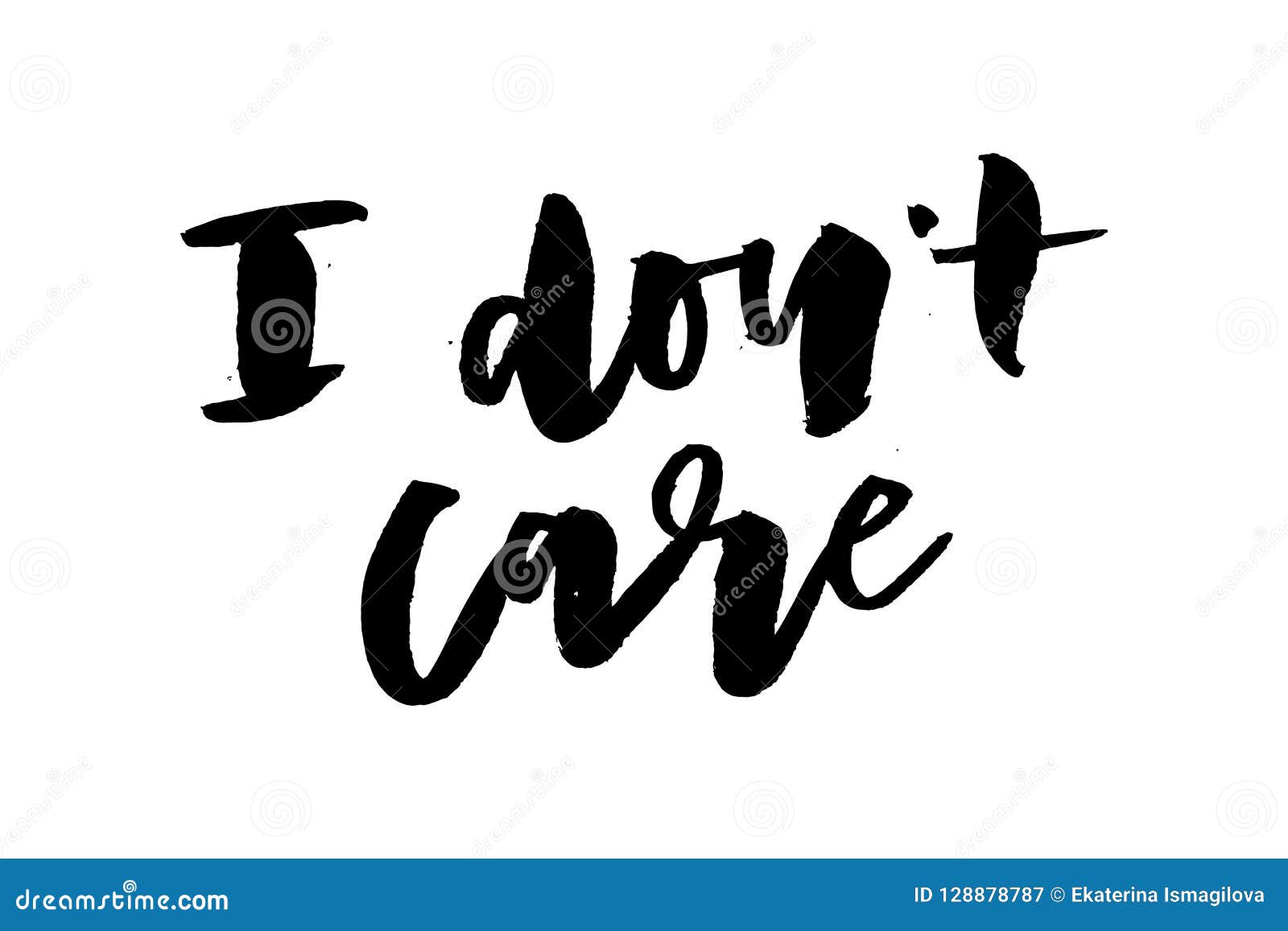 I Don T Care Stock Illustrations – 68 I Don T Care Stock ...