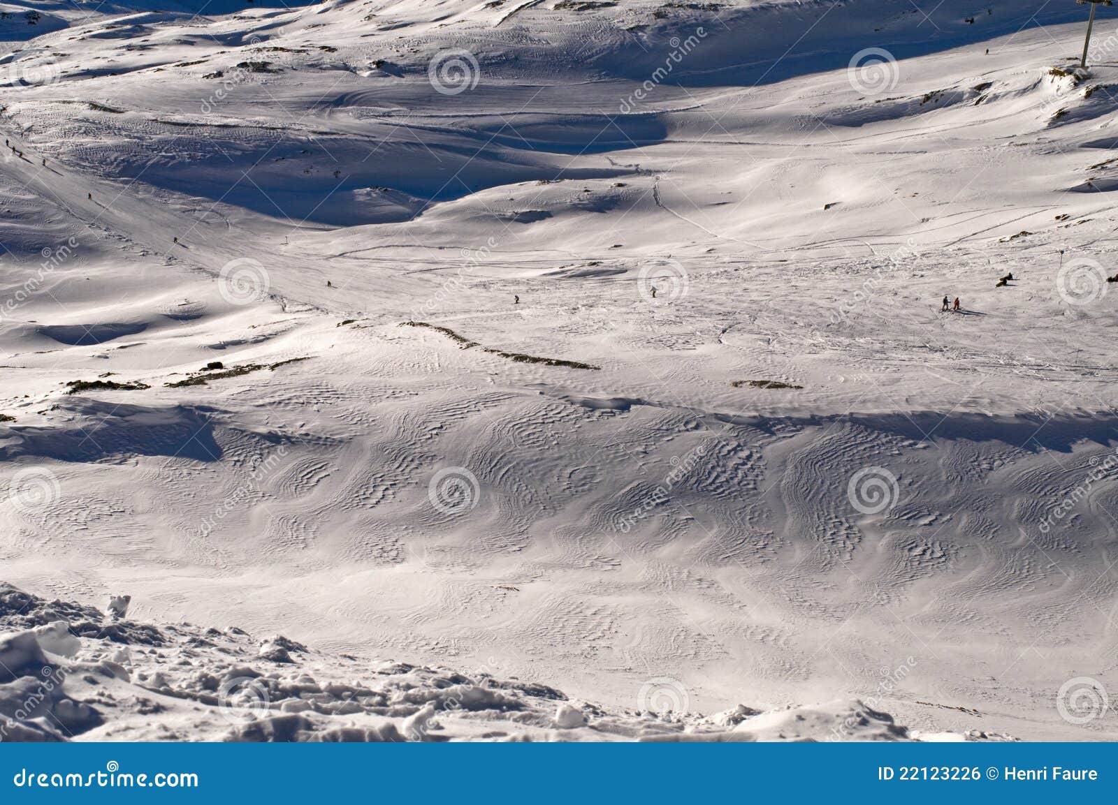 Slope in Deux Alpes. France Stock Photo - Image of deux, winter: 22123226