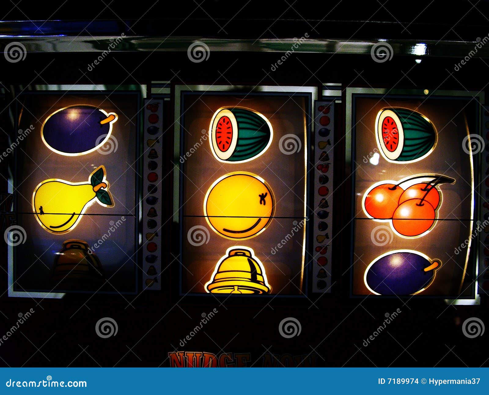 Slot machine stock photo. Image of probability, wheel 7189974