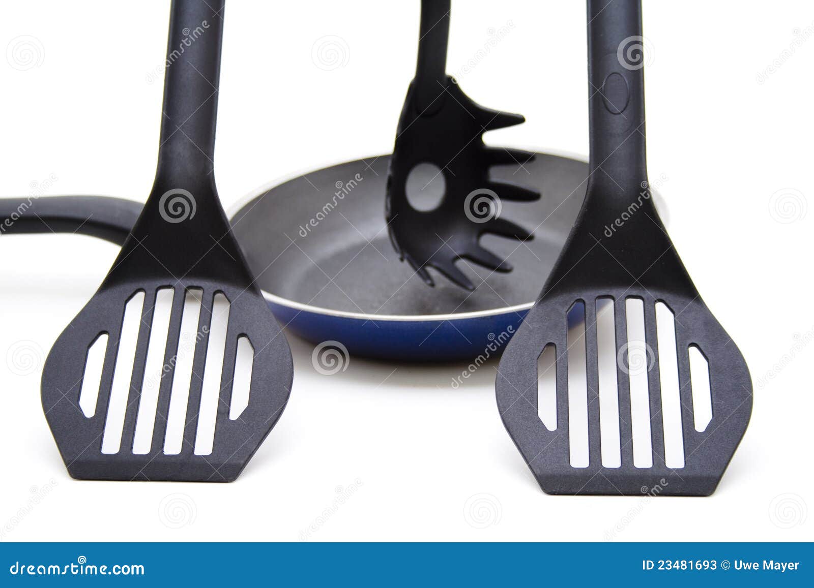 Slotted Spatula With Spaghetti Spoon Stock Image - Image of spoon, spatula: 23481693