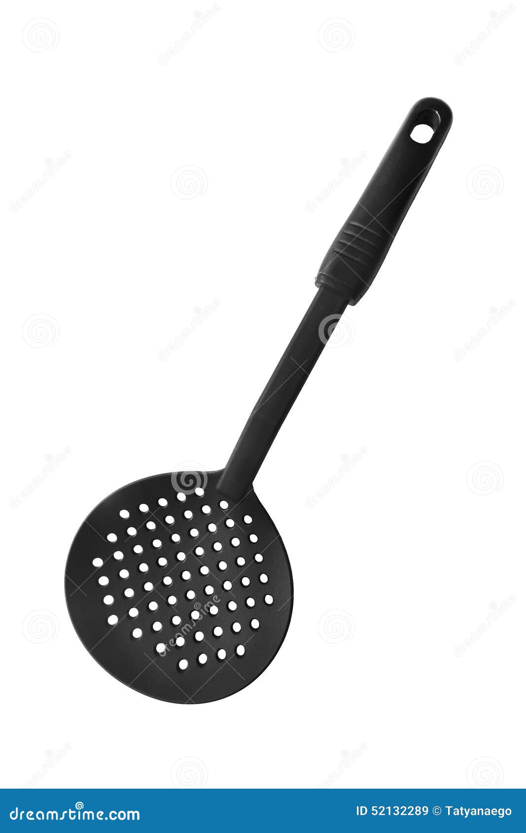 Slotted spoon stock image. Image of kitchenware, background 52132289