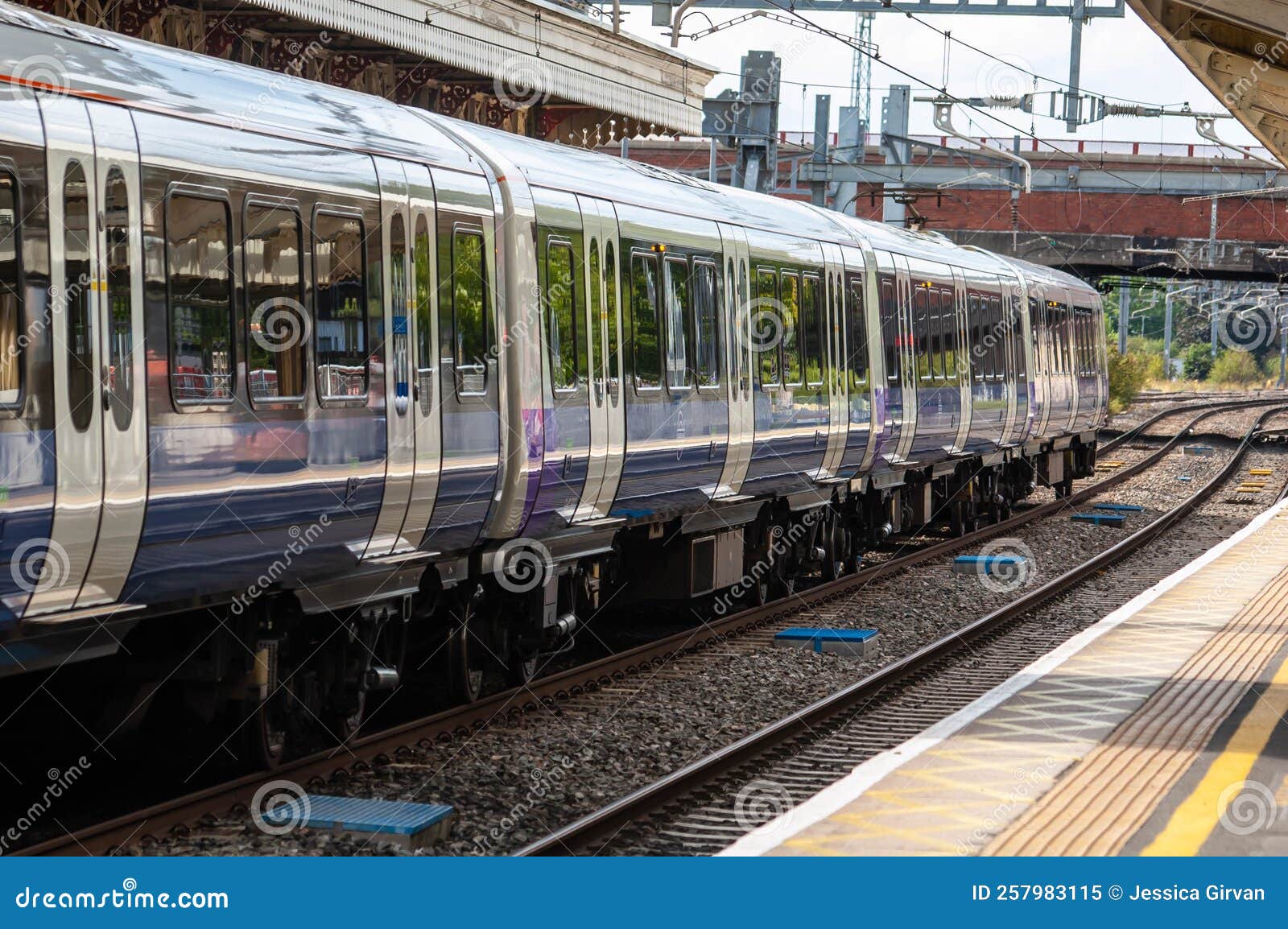 SLOUGH, ENGLAND 11 September 2022 Elizabeth Line Train at Slough
