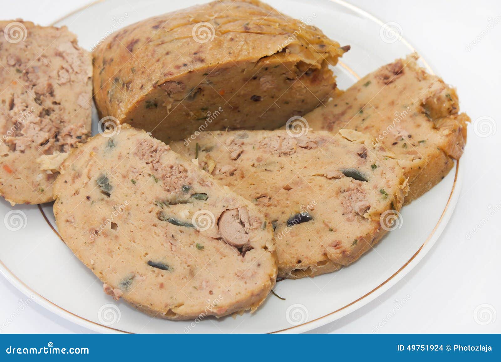 Slovak Chicken Liver Stuffing Specialty Stock Photo Image of clean