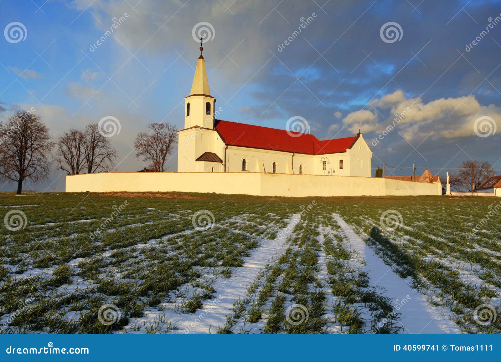 slovak church in village pac