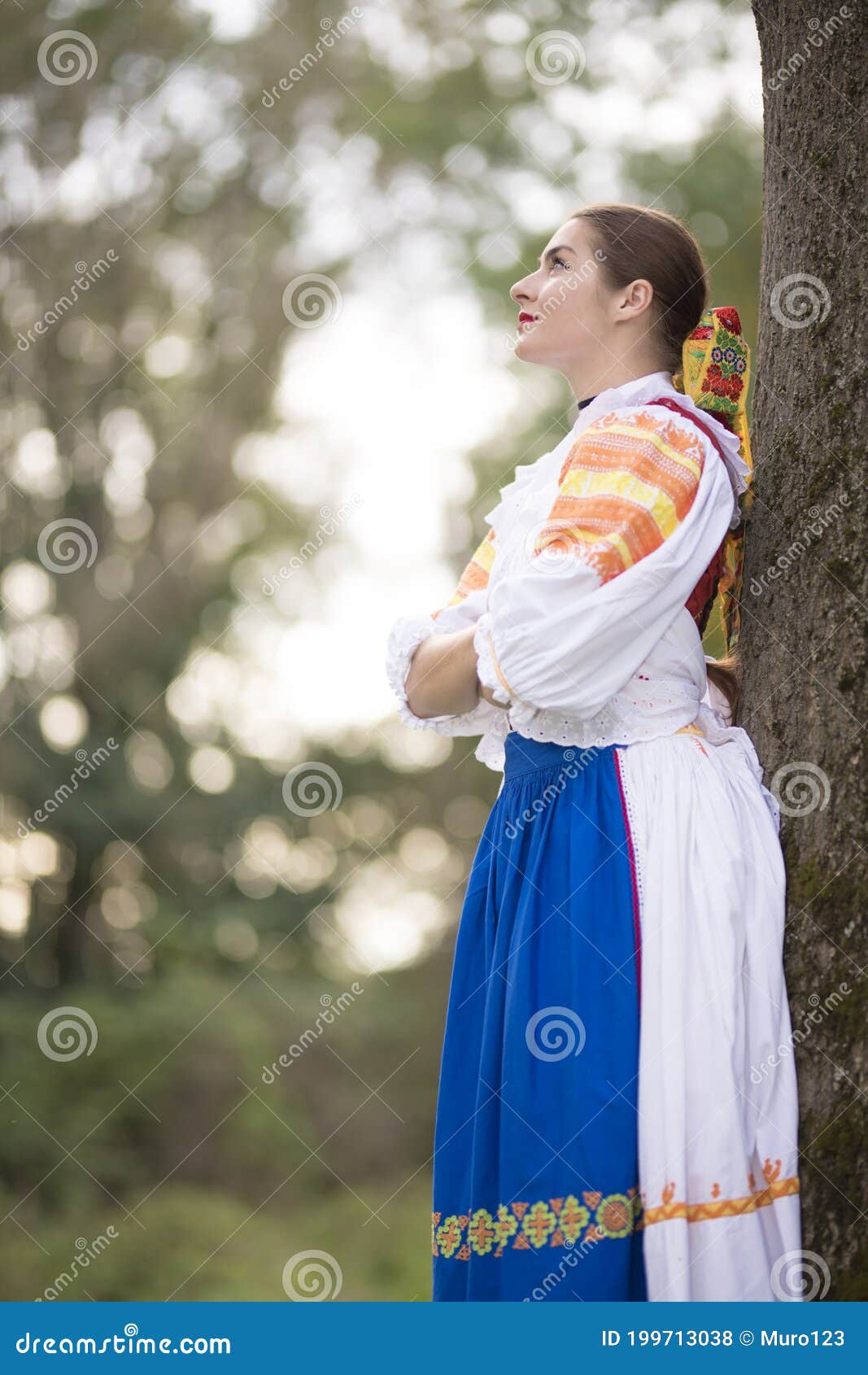 Slovak Folklore. Slovak Folklore Girl. Stock Photo - Image of ethnic ...