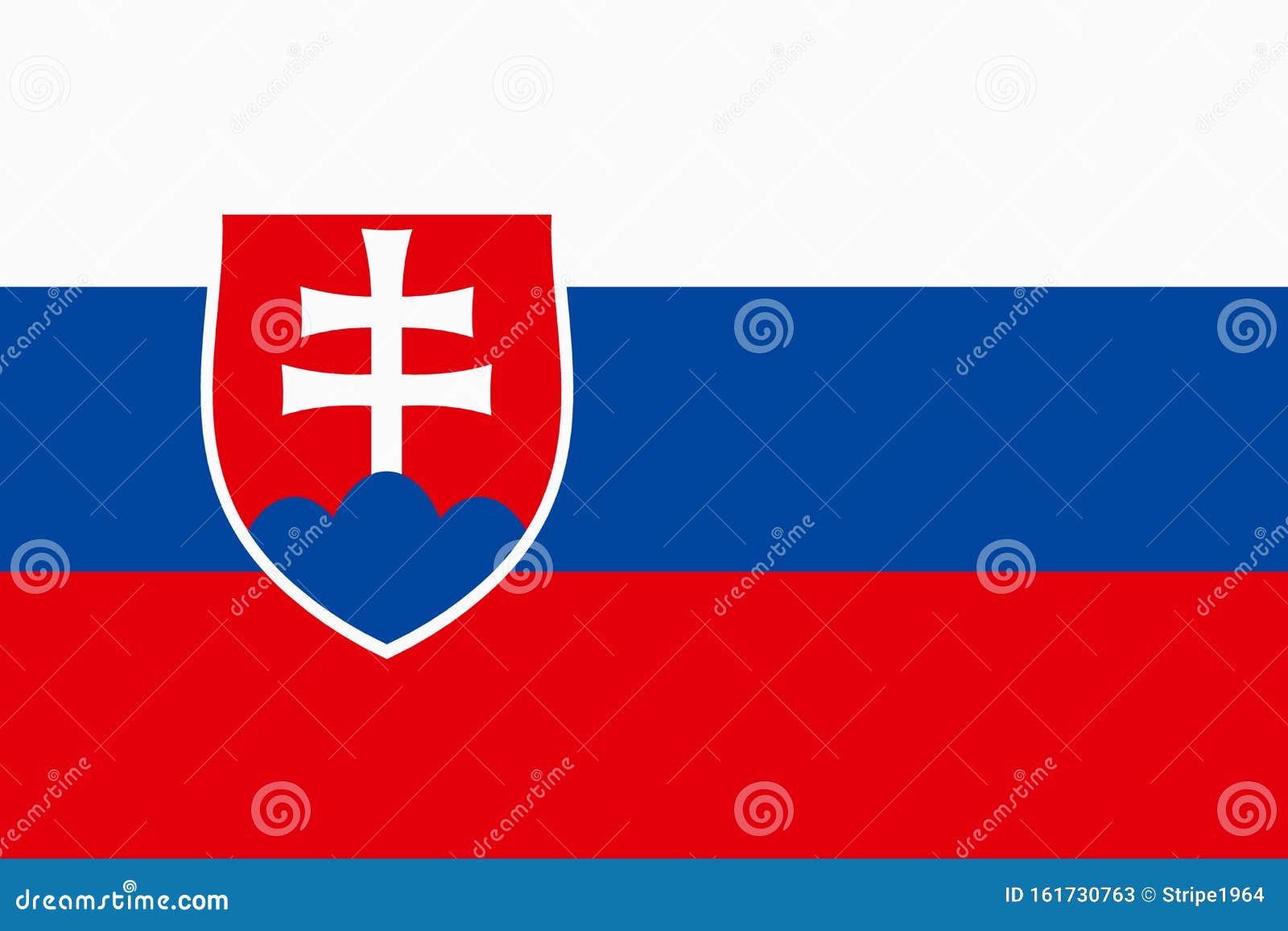 Menagerry Beloved Migration Slovakia Flag Background Illustration Red Blue White Cross Stock  Illustration - Illustration of official, graphic: 161730763