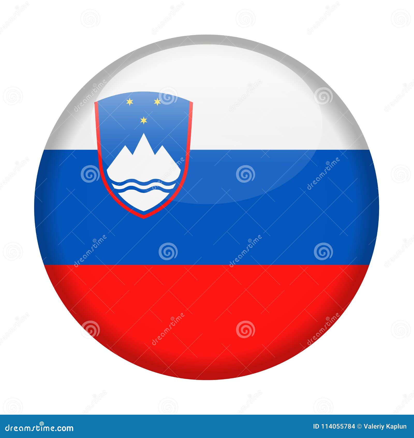 Russia Round Flag Vector Flat Icon Stock Illustration - Download