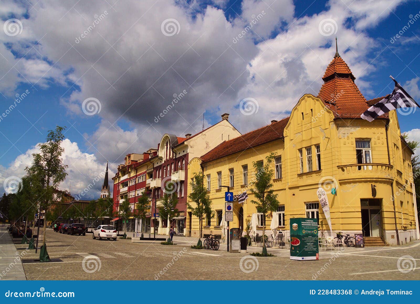 Slovenska Street, Murska Sobota, Slovenia Editorial Stock Photo - Image of  summer, historic: 228483368