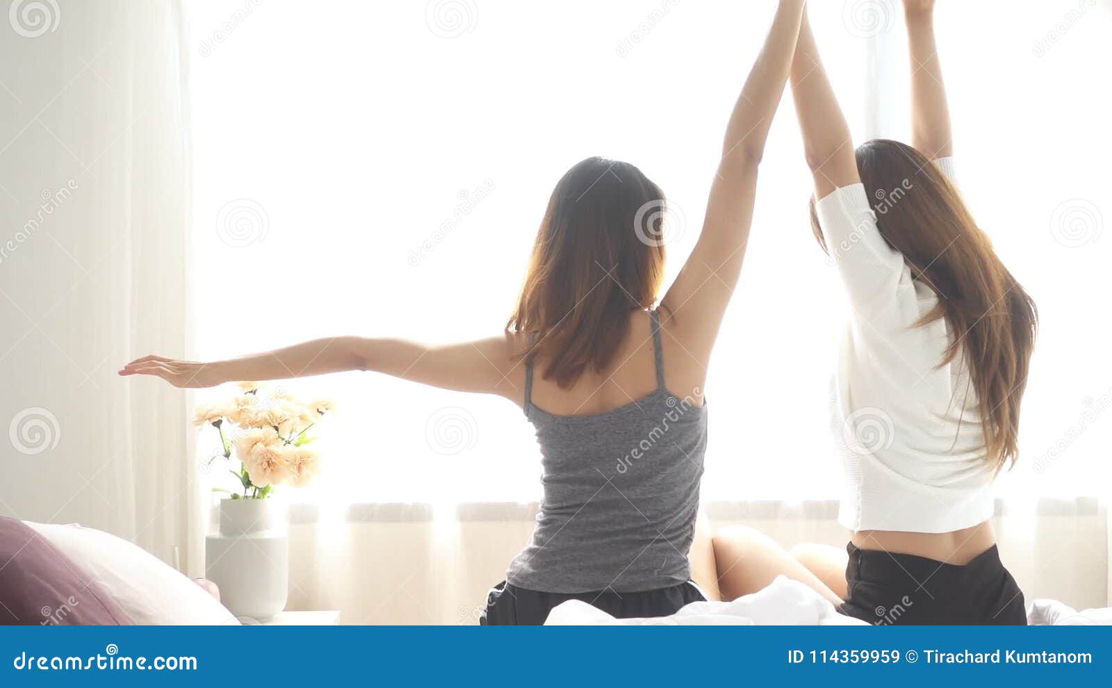 Lesbian Stretching