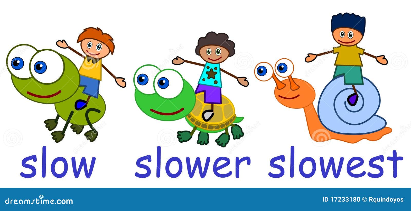 Stock Photo: Slow slower slowest. Image: 17233180