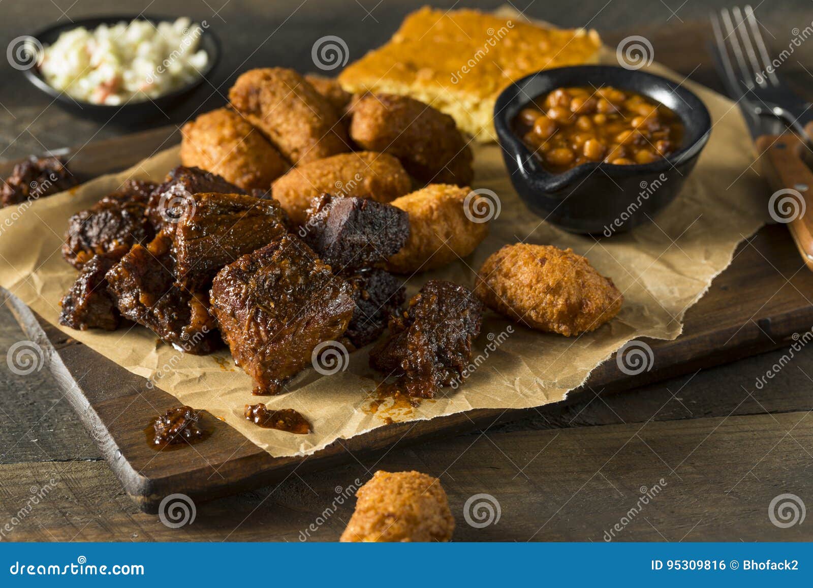 Slow Smoked Brisket Burnt Ends Barbecue Stock Photo Image of grill