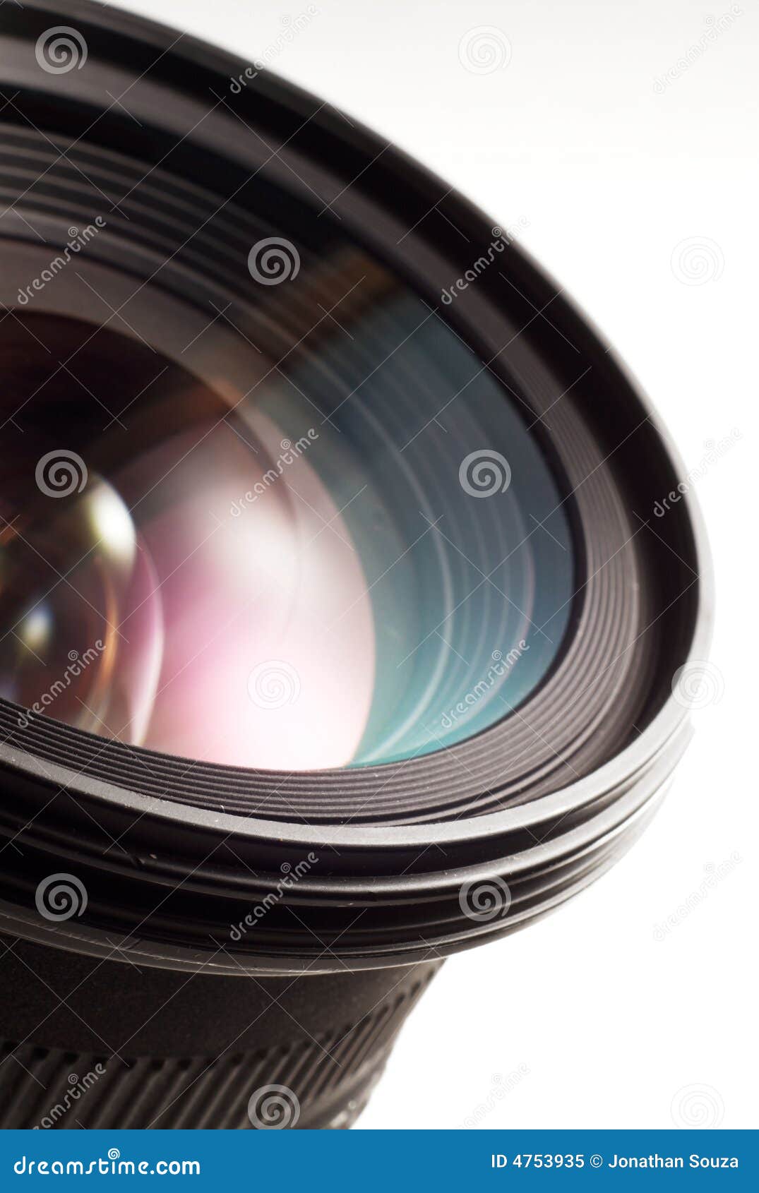 SLR Camera Lens on White Isolated Background Stock Image Image of