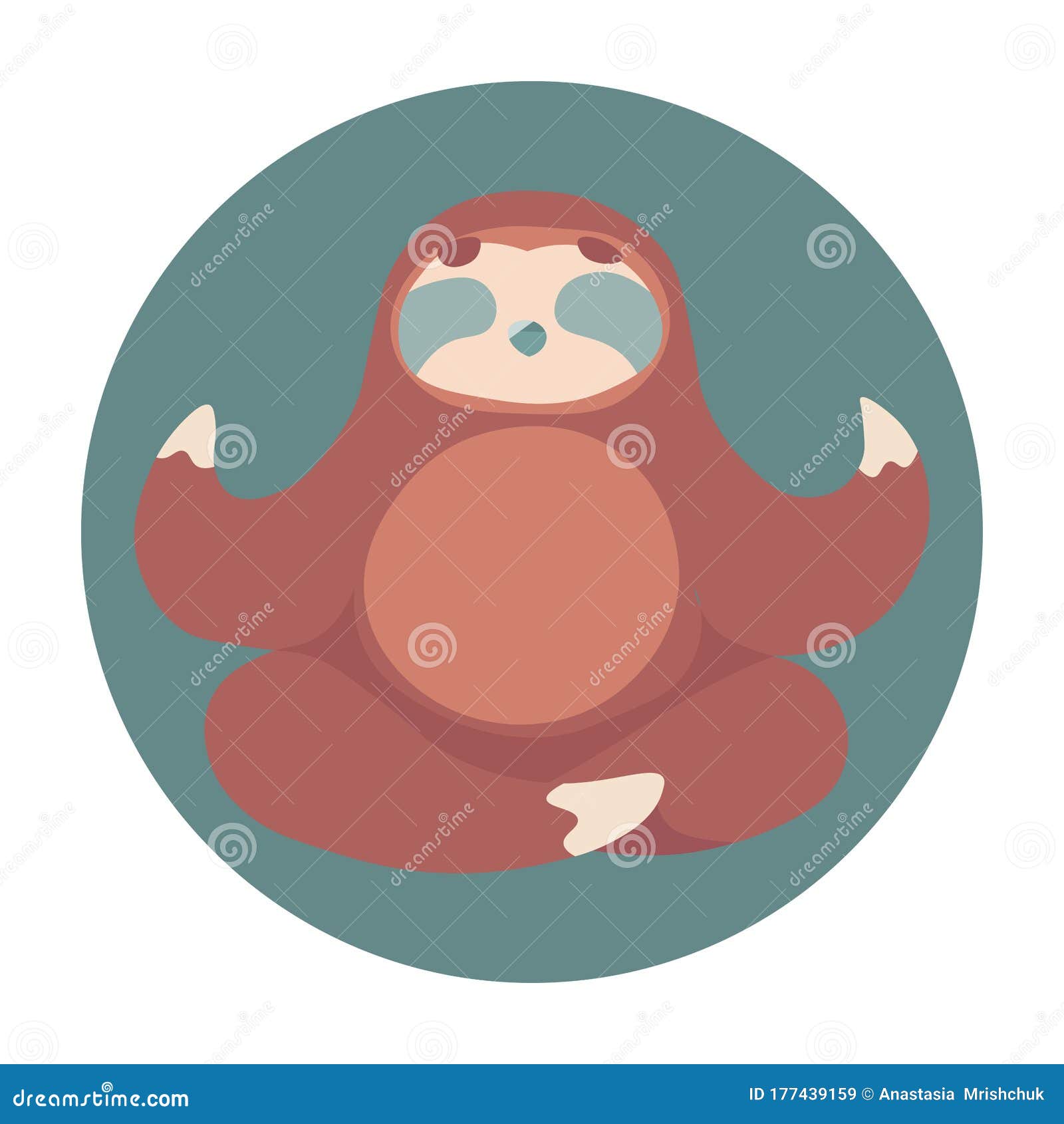 slugger practices yoga on a white background.  