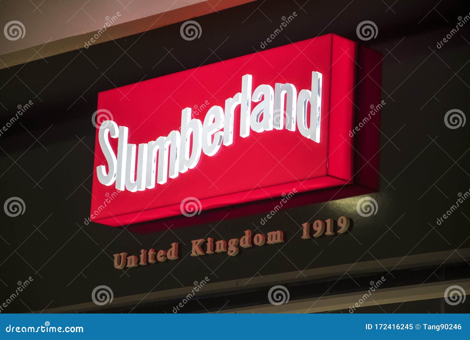 Slumberland Retail Exterior Sign And Logo Editorial Image Image