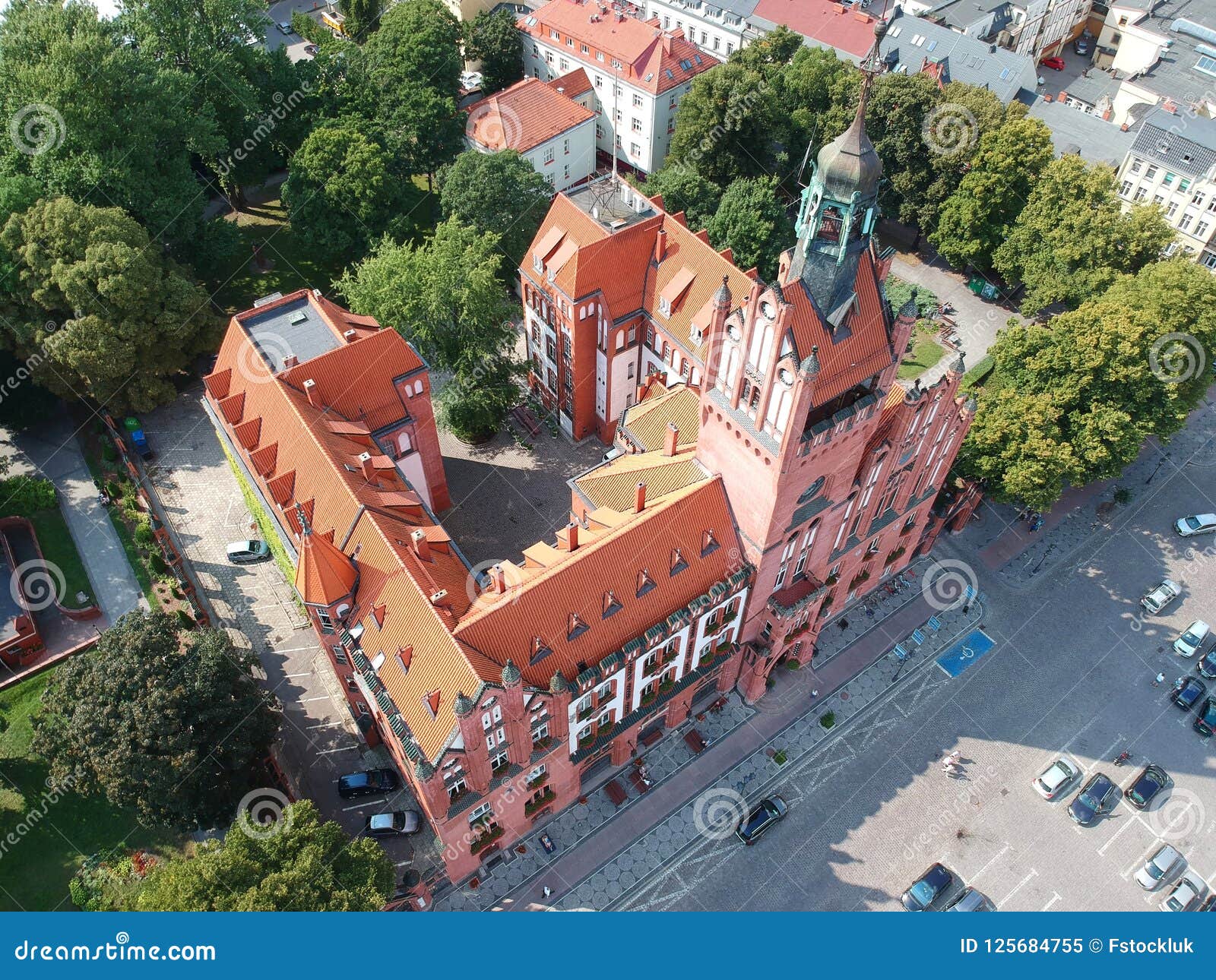 slupsk-poland-16-august-2018-aerial-view-on-slupsk-city-center