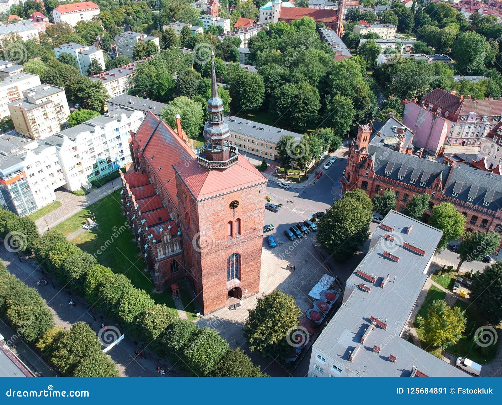 slupsk-poland-16-august-2018-aerial-view-on-slupsk-city-center