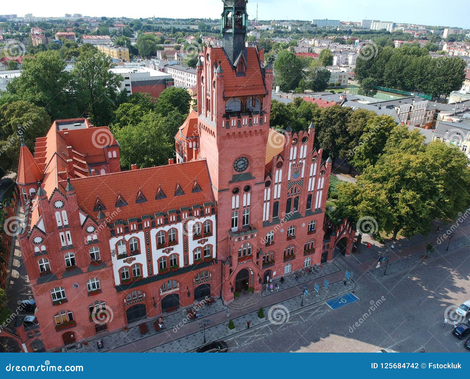 slupsk-poland-16-august-2018-aerial-view-on-slupsk-city-center