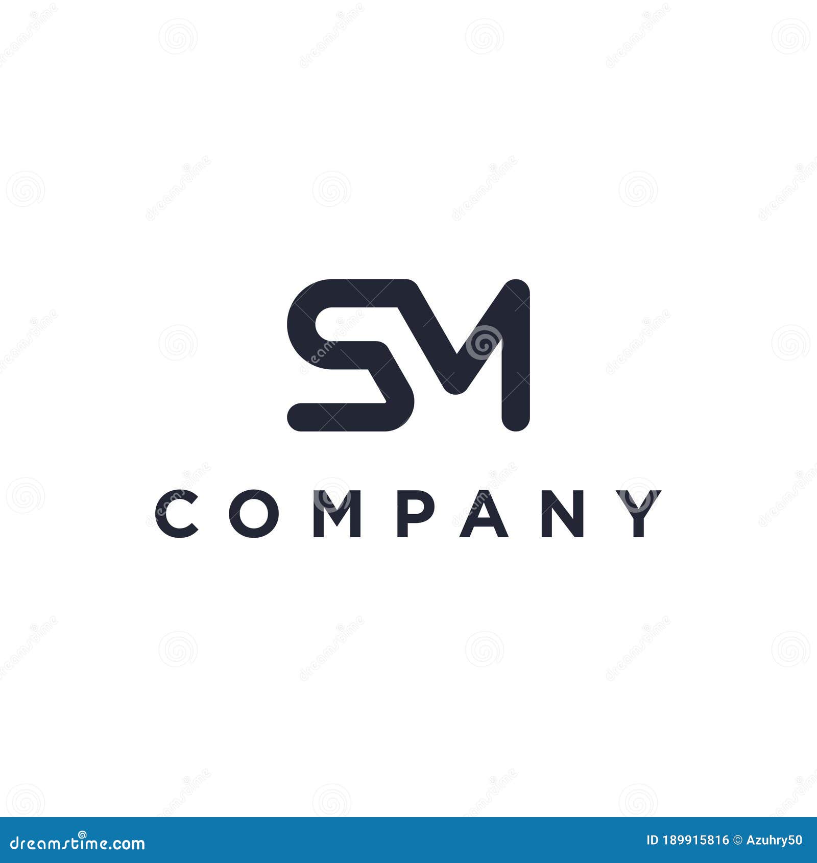 Sm S M Ms Logo Font Logotype Icon Design In Trendy Modern Line Style Stock Vector Illustration Of Elegant Linked