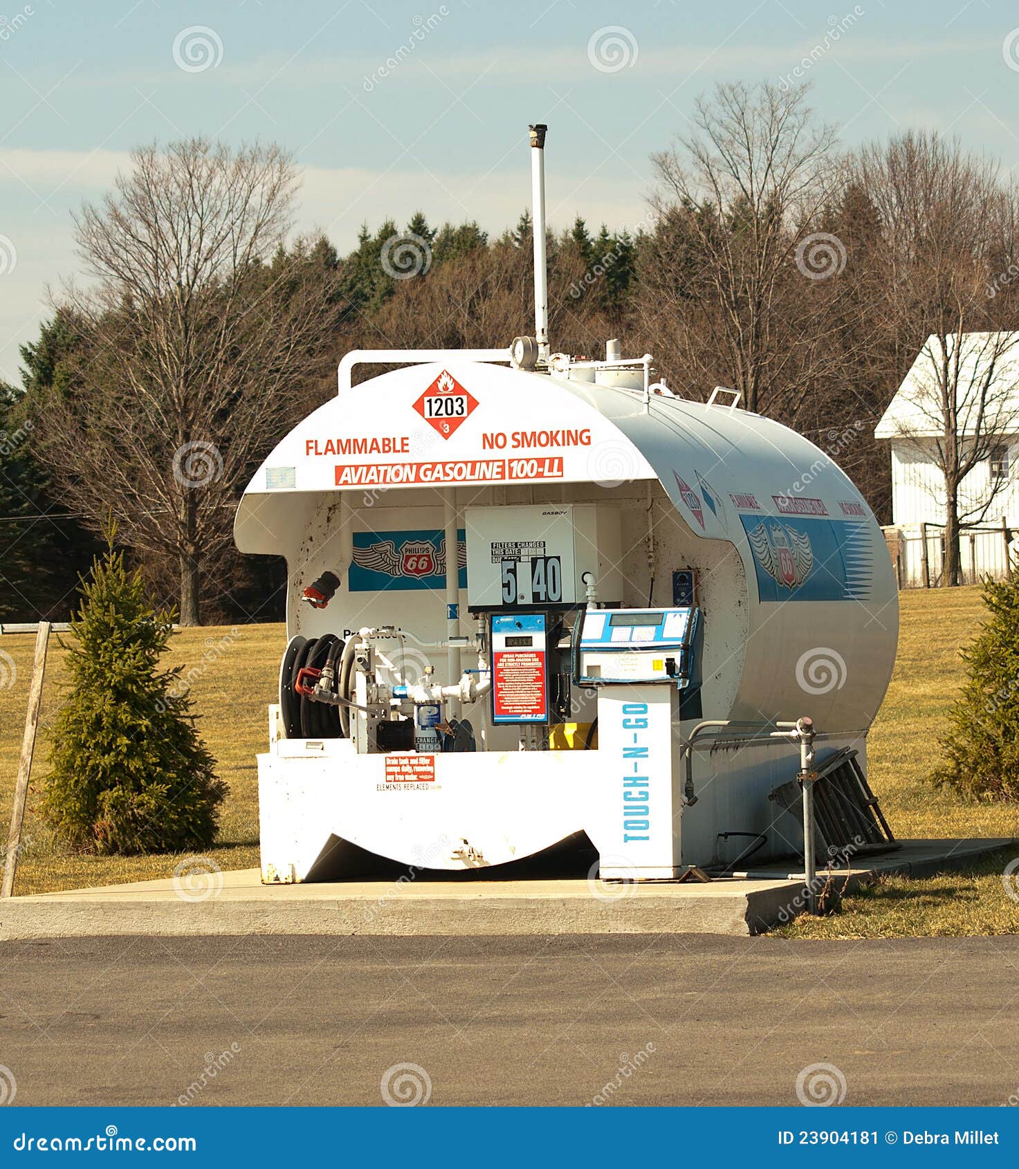 Small Airplane Fueling Station Editorial Photo Image 23904181