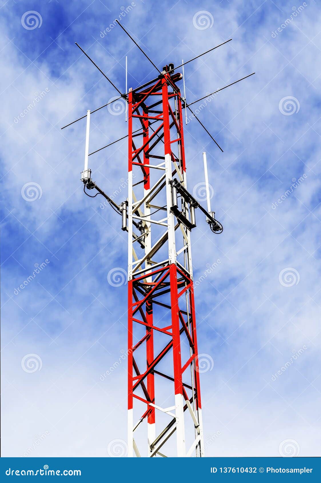 Small Antenna for Receiving Data Stock Photo Image of mobile