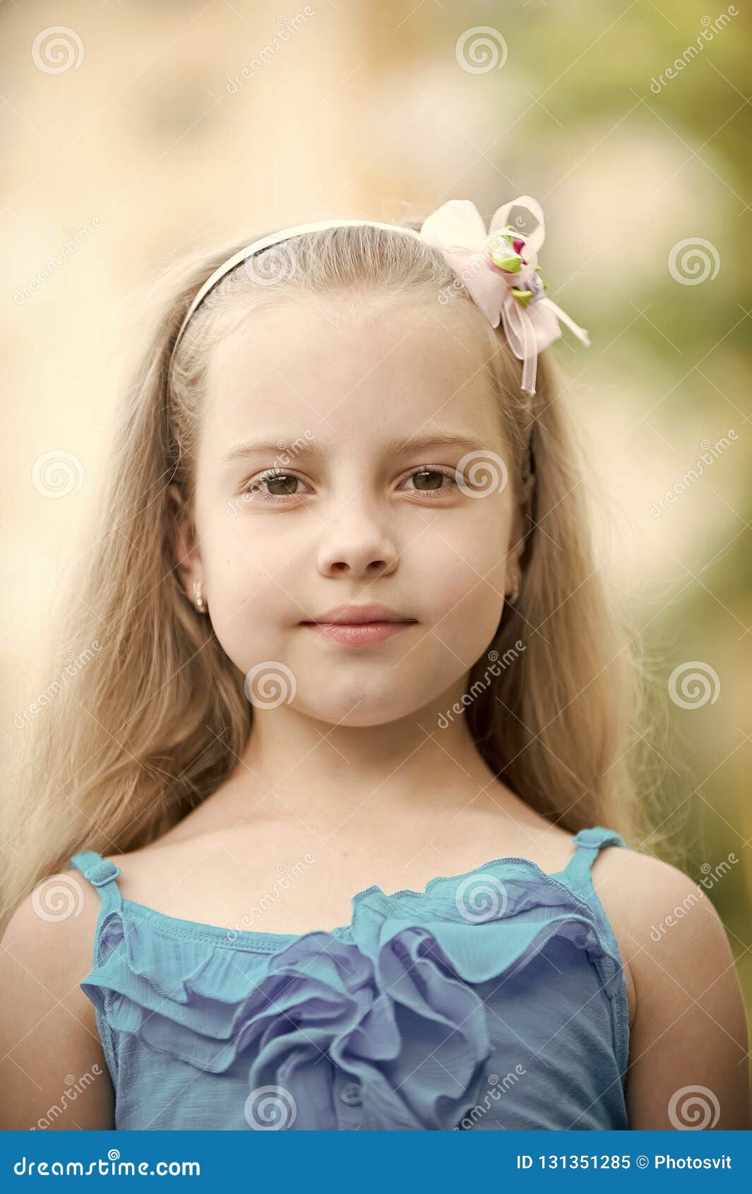 Download Small Baby Girl With Smiling Face In Blue Vest Outdoor ...