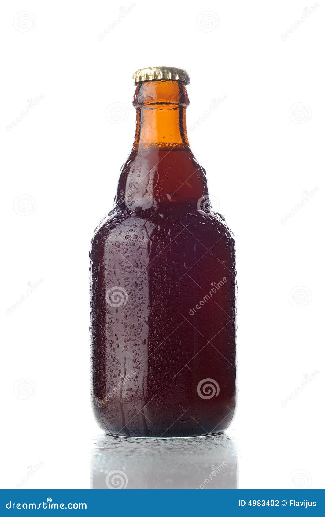 Small Beer bottle stock photo. Image of refreshing, cool 4983402