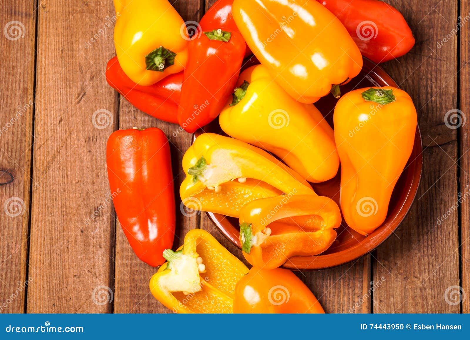 Small bell peppers stock photo. Image of paleo, food 74443950