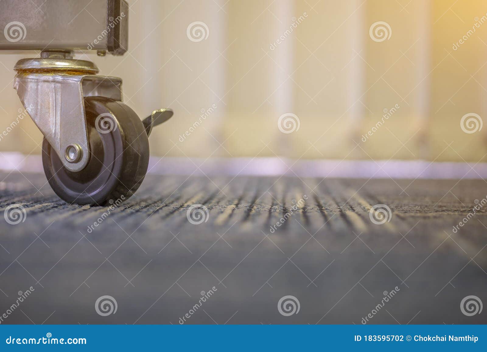 Small Black Rubber Wheels on the Carpet Stock Photo Image of closeup, grey 183595702