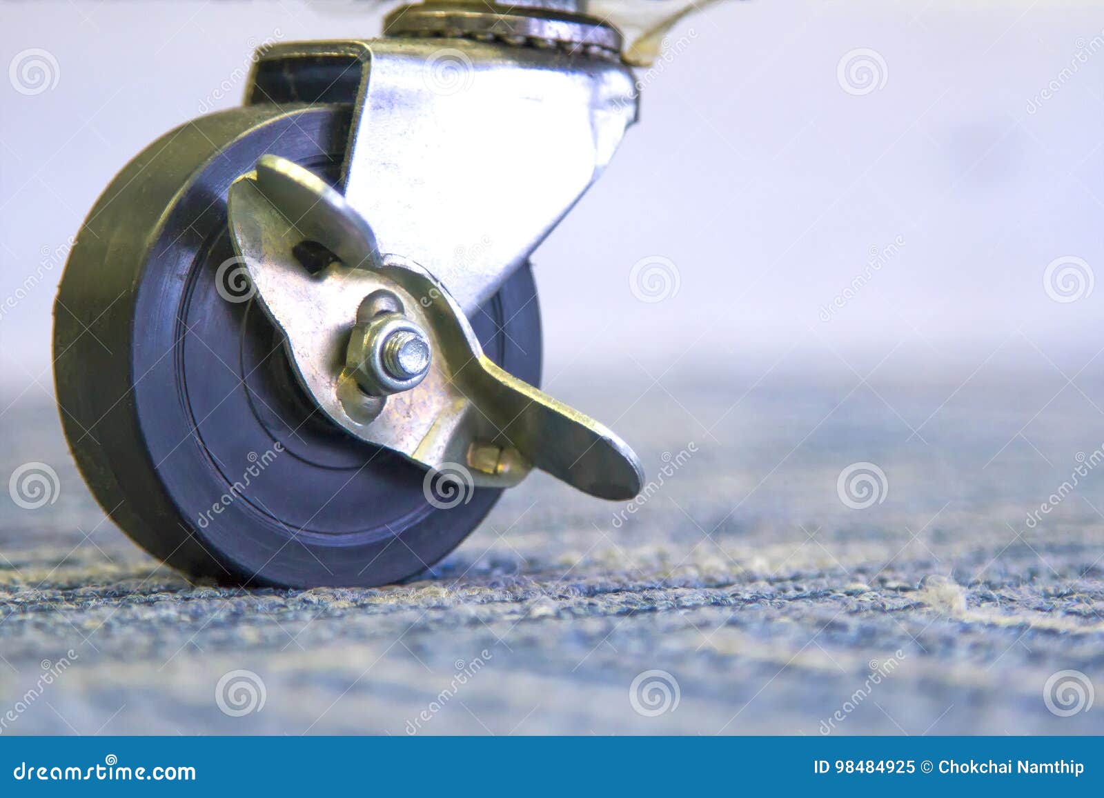 Small Black Rubber Wheels on Carpet. Stock Image Image of floor 98484925