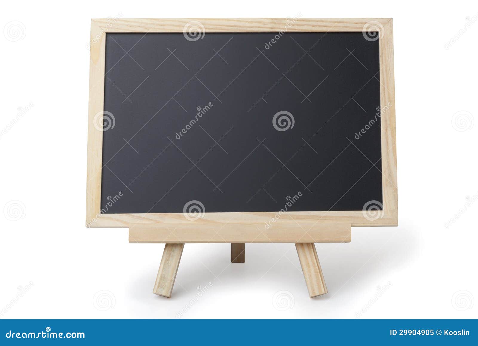 small blackboard easel space your text 29904905