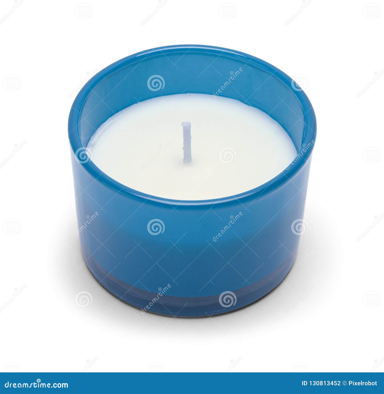 Small Blue Candle stock photo. Image of candle, candlelight 130813452