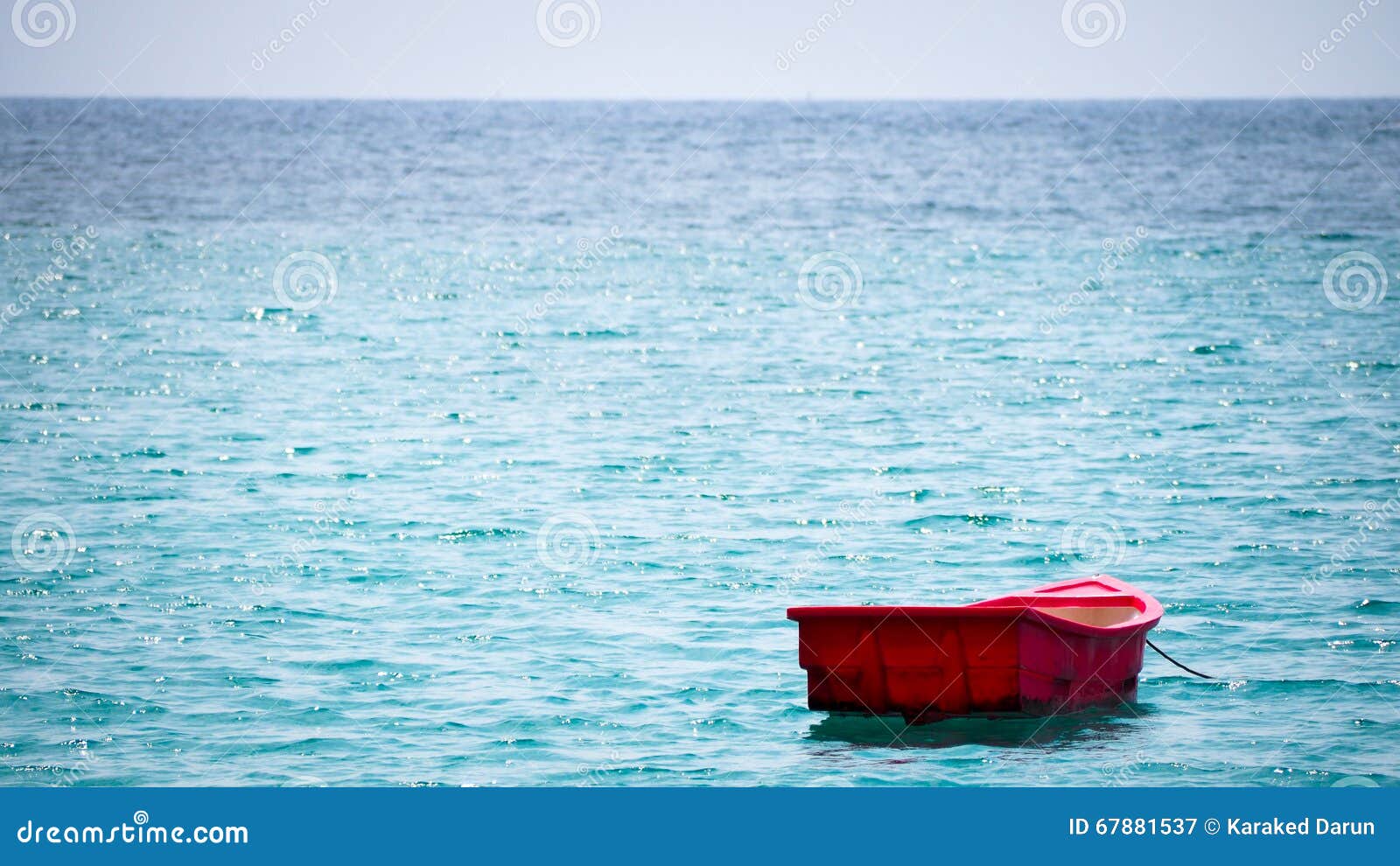 Small boat at ocean stock image. Image of vast, mountain - 67881537