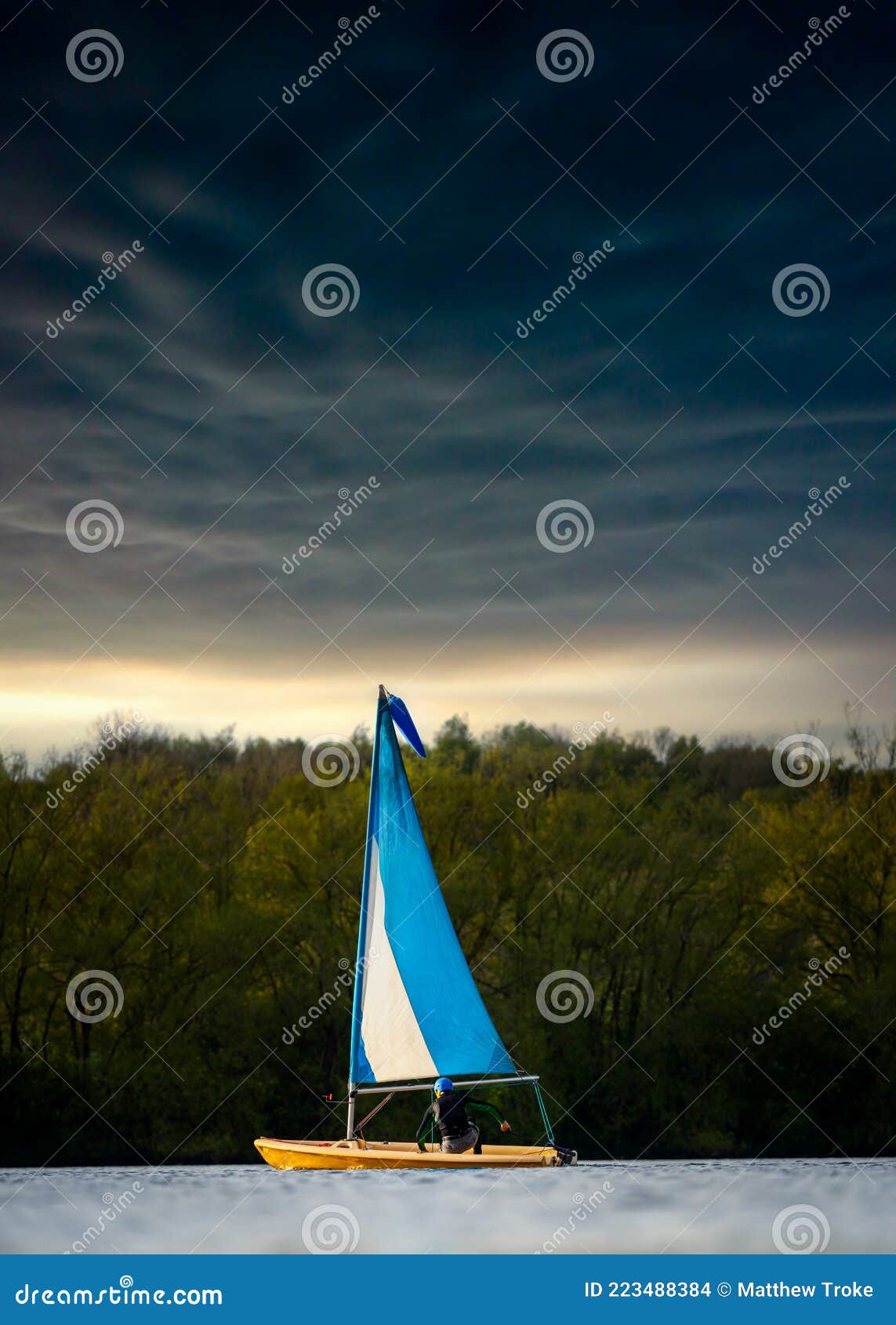 small sailboat storm